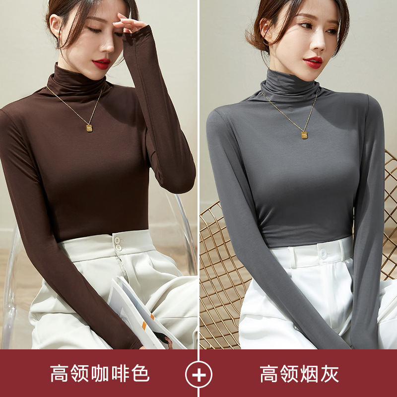 하이 칼라 브라운 + 하이 칼라 애쉬