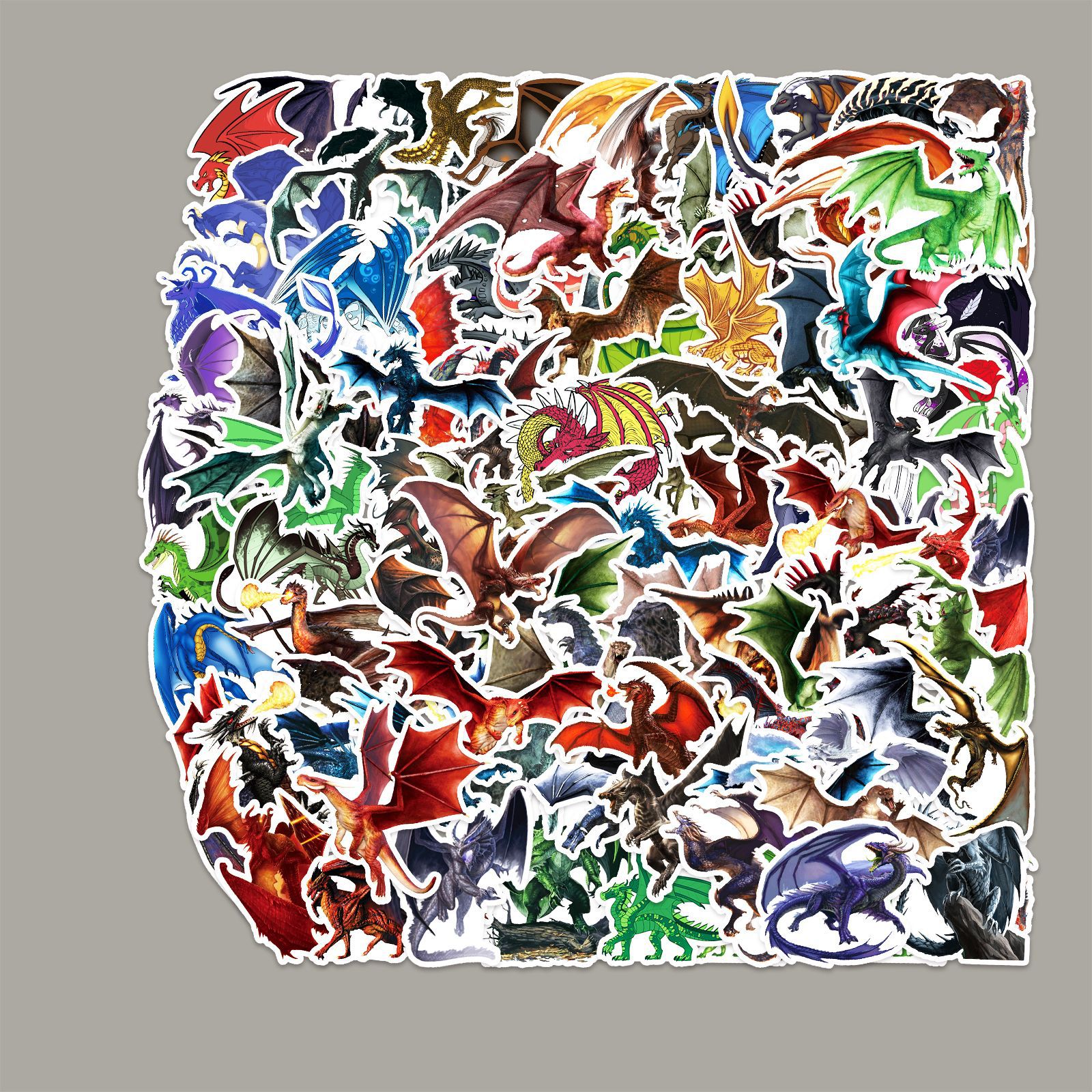 100 evil dragon animal trend graffiti stickers luggage scooter motorcycle car refrigerator decoration stickers