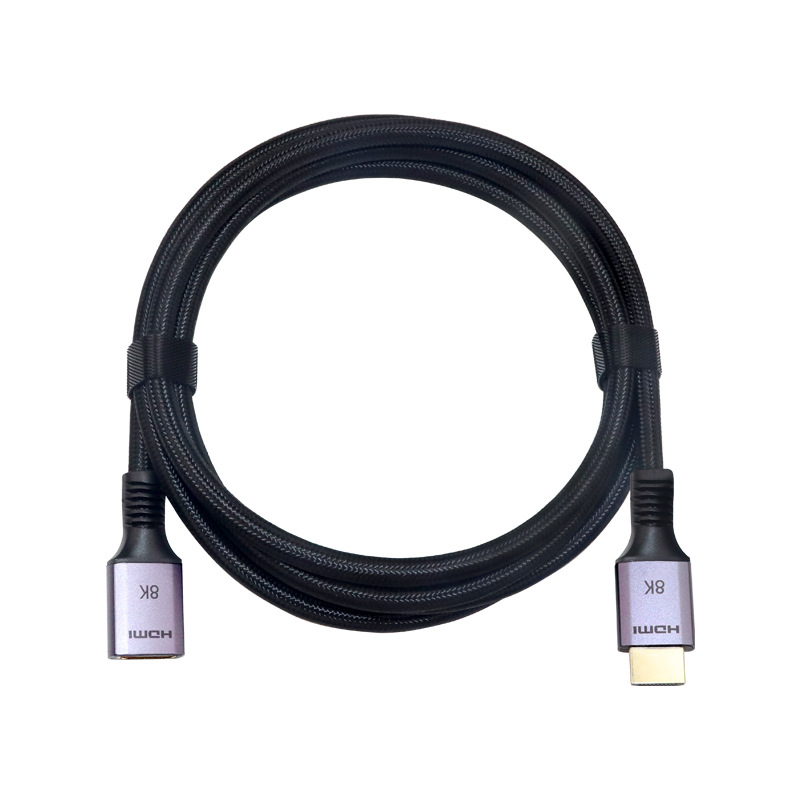 定制款hdmi延长线 8k60hz公对母接口电脑投影仪高清转接线 hdmi8k
