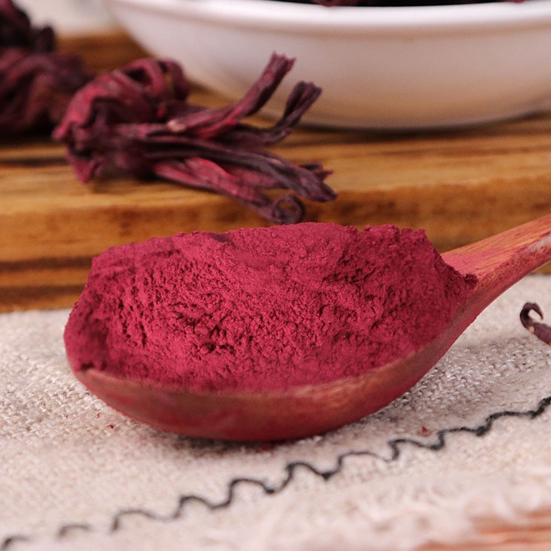 Roselle Flower Powder Luo Shen Hua Finely Milled Herbal Powder 500g for Drinks and Culinary Use key features