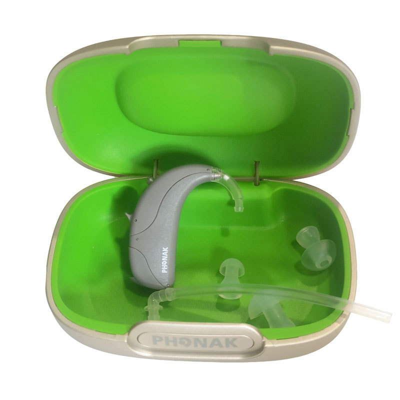 Audífono de Peak Power para personas mayores sordas avanzadas, dorso de la oreja de gran potencia, invisible, joven, nuevo Samba Q15 UP