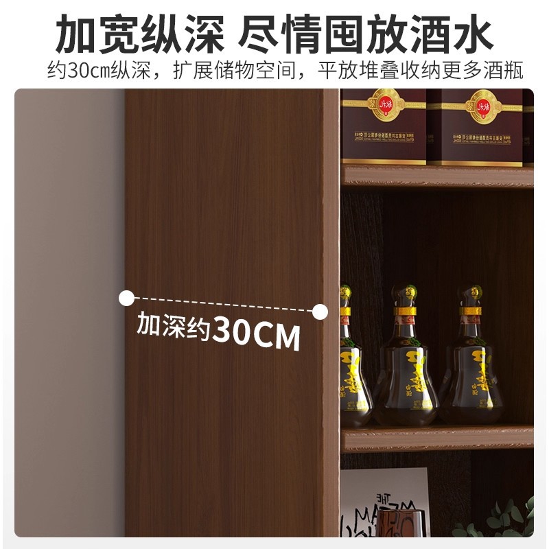 Estante de exhibición para té de estilo chino de madera maciza, pequeño gabinete multiusos, estante decorativo para sala de estar. image 4