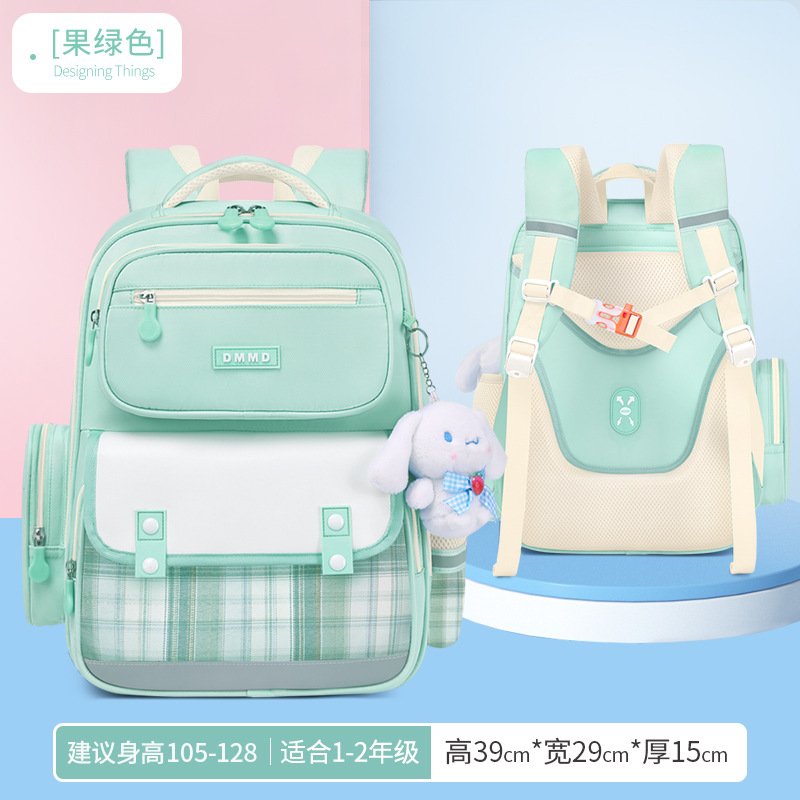 Mochila de la protección de la espina dorsal de los niños para el grado 1-3-6 paño de Oxford impermeable de la capacidad grande para las muchachas