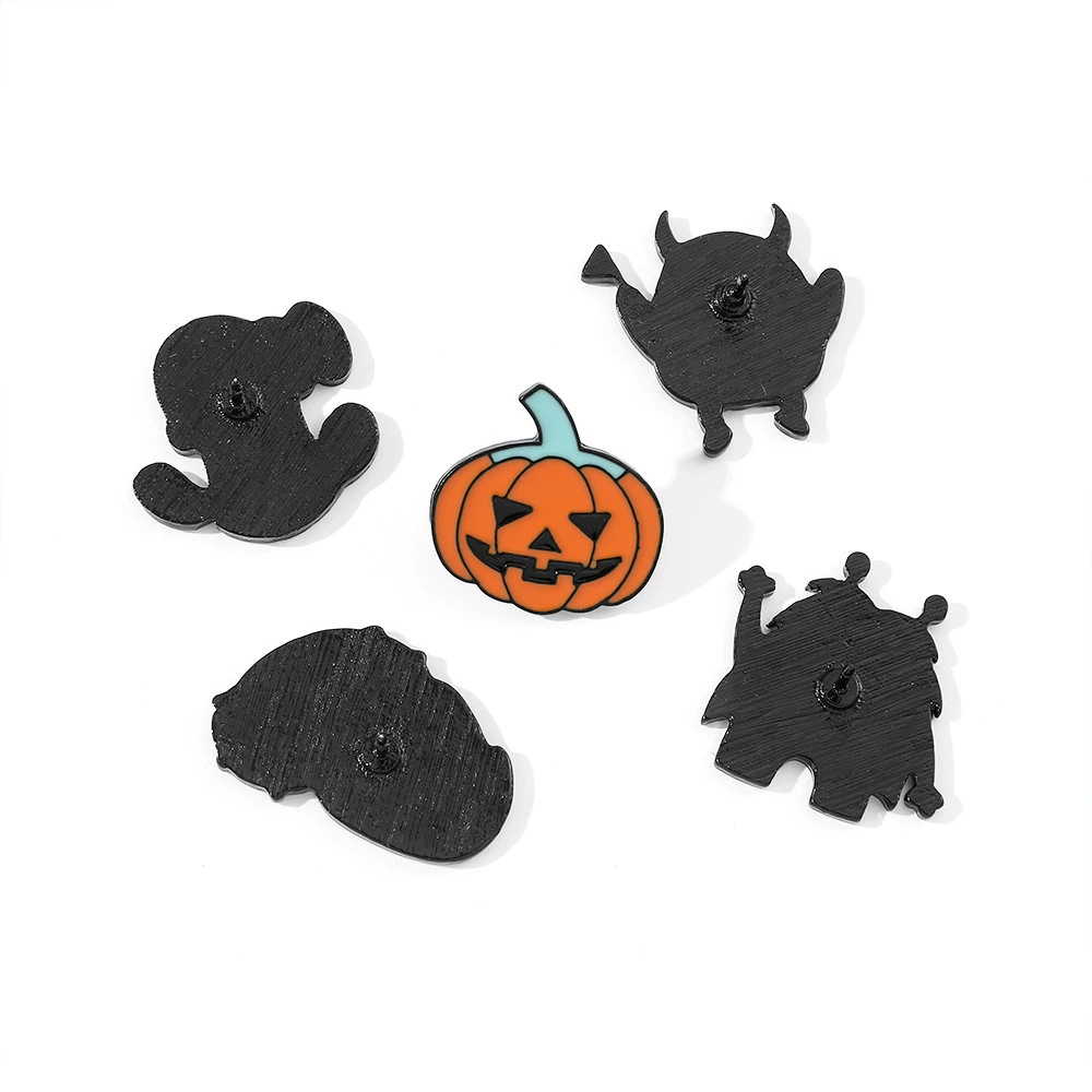 Funny creative brooch, cute metal monster, badge, accessory, pin, halloween, European style
