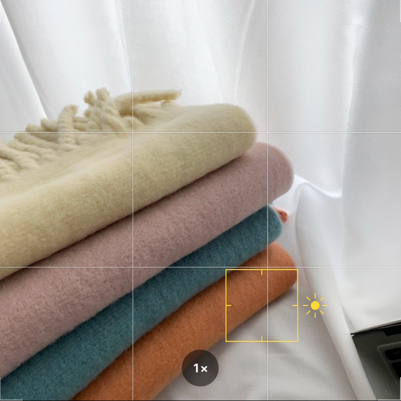 Soft keep warm scarf with pigtail