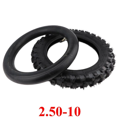 Mini off-road motorcycle accessories CRF/XR50 47/49CC two-stroke 2.50-10 inner and outer tire brand new