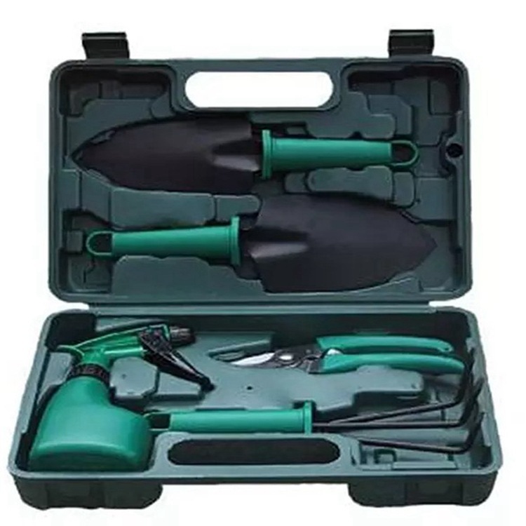 Jardín tijeras herramientas de jardín set de 5 piezas tijeras de recoger frutas tijeras de acero inoxidable correa de ducha pala tijeras de jardinería