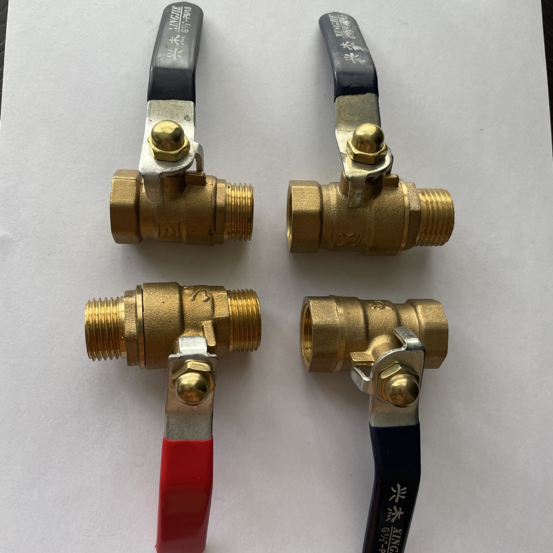 供应四分内外双外双内固定球开关型黄铜球阀