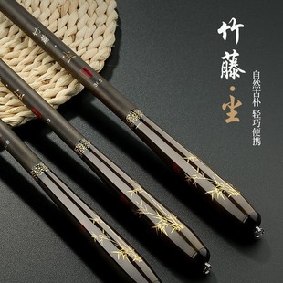Super Short Section Fishing Rod Pocket Stream Rod Hand Rod Short Section Super Hard Mini Portable 19 Adjustment 28 Hand Rod for Children