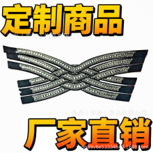 新款水钻鞋面凉鞋半成品拖鞋鞋材装饰烫钻DIY饰品配件厂家批发