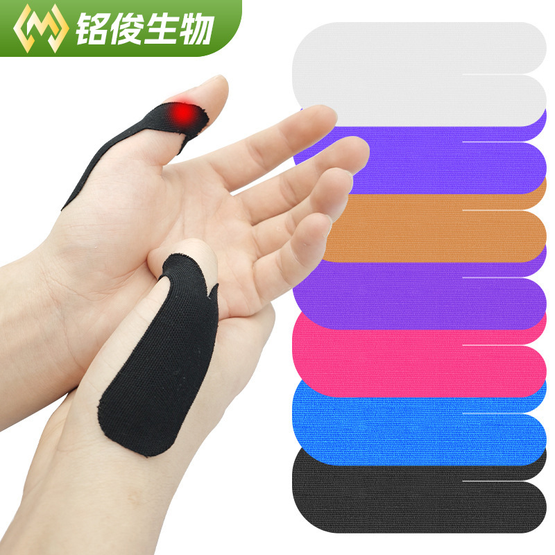 Cross-Border Finger Protection Bandage, Bowling-Specific Finger Patch, Elastic Water Ripple Adhesive, Anti-Abrasion Finger Protection Auxiliary Patch