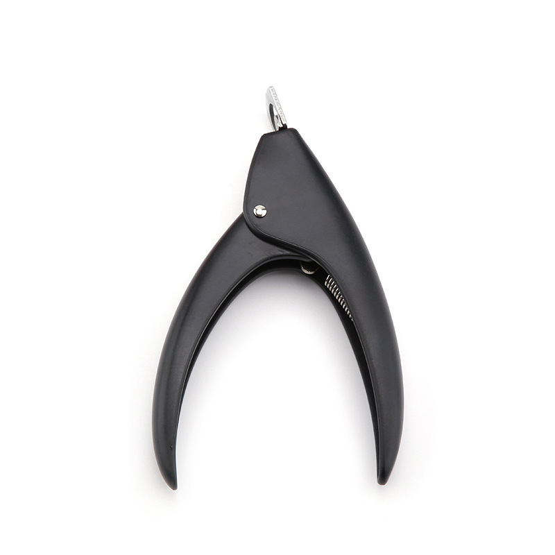 Tijeras para uñas de una línea de acero inoxidable en forma de U, cortador para extensiones de fototerapia DIY, con herramienta de formación.