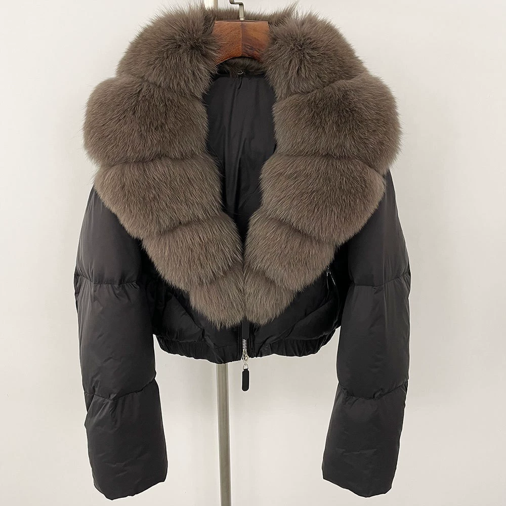 Keep warm small down jacket, loose fit, Korean style, for teenagers, increased thickness