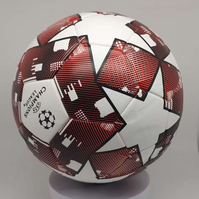 Nuevo número 5 Copa del Mundo de fútbol Copa de Europa Copa América Liga de Campeones con pegado caliente ppu adhesivo 4 fútbol al por mayor