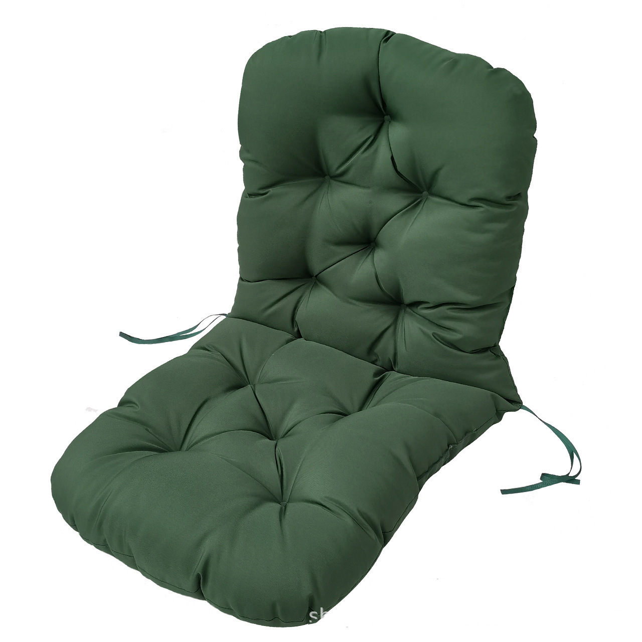 Transfronterizo Amazon TEMU exclusivamente para exteriores mecedora de tela impermeable, respaldo alto, cojín de una pieza, hamaca, cojín para silla de papaya, flor