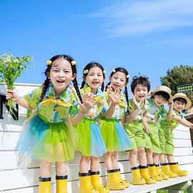 演出服六一儿童幼儿园小学生合唱表演儿童节演出服舞蹈啦啦队服装