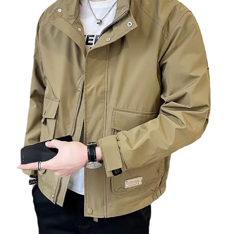 Modische Herren Arbeitsjacke Für Frühling Und Herbst Übergang_voghion.com