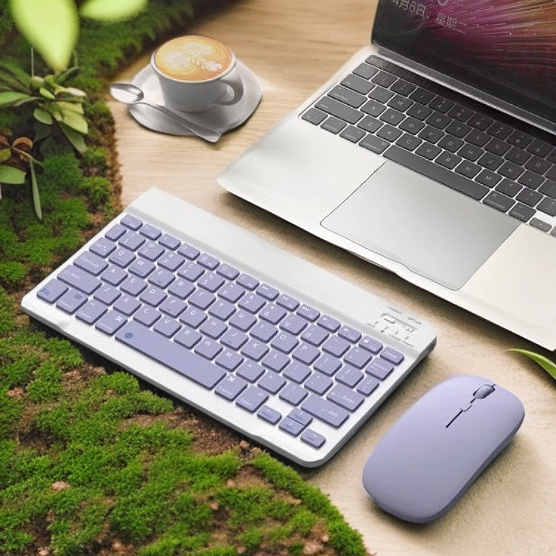 ワイヤレス Bluetooth キーボードとマウスセット携帯電話タブレットノートブック IOS Android ポータブルタイピングキーボード|undefined