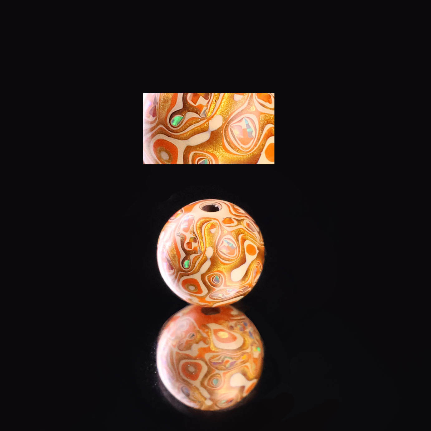 10mm 오팔 포그 오렌지