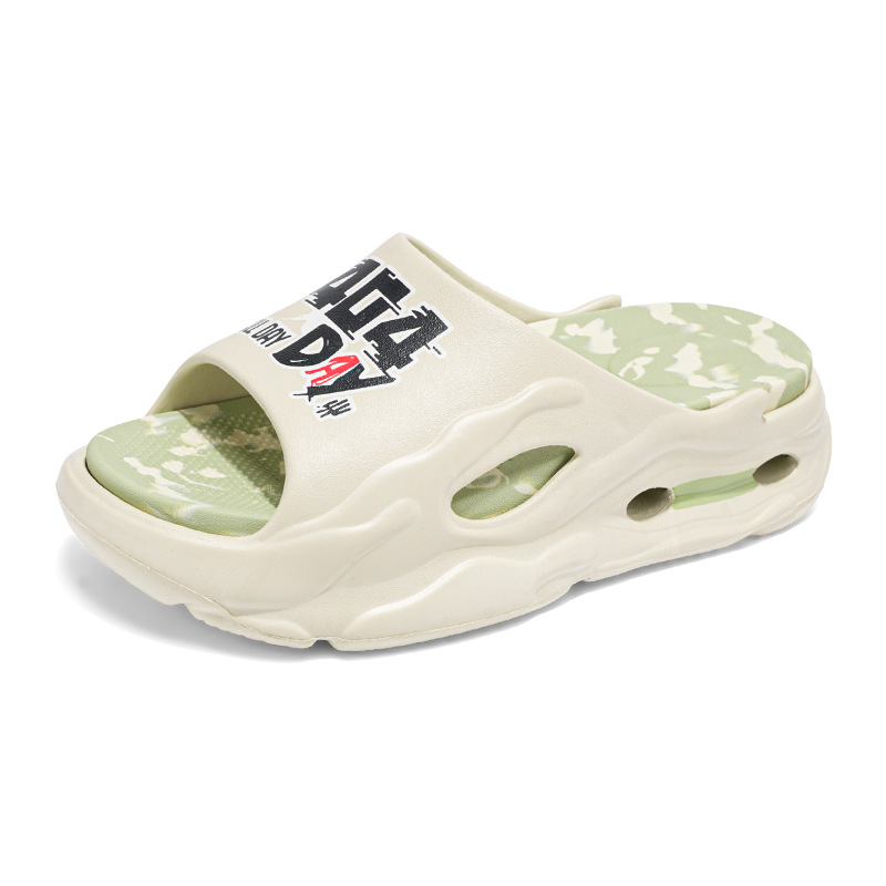 Zapatillas de suela gruesa de EVA de gama alta para hombre para aumentar la sensación de pisar mierda