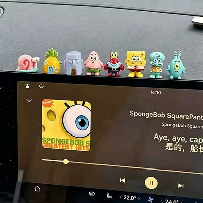 Creative and cute SpongeBob SquarePants Car ornaments - spongebob-squarepants-b-pack-of-eight-comes-with-adhesive
