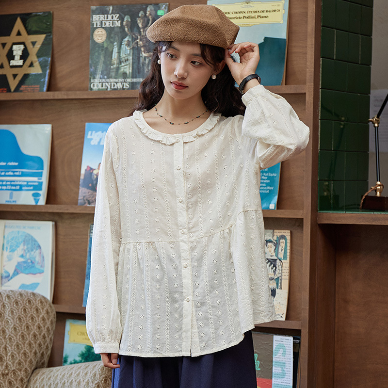 Spring Japanese fresh design shirt