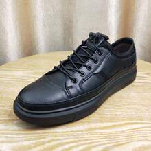 断码尾单软底休闲板鞋一脚蹬防滑透气驾车鞋豆豆鞋乐福男皮鞋