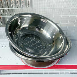 不锈钢盆厨房洗菜盆子大容量面盆餐盆 加厚多用圆盆沙拉盆料理盆