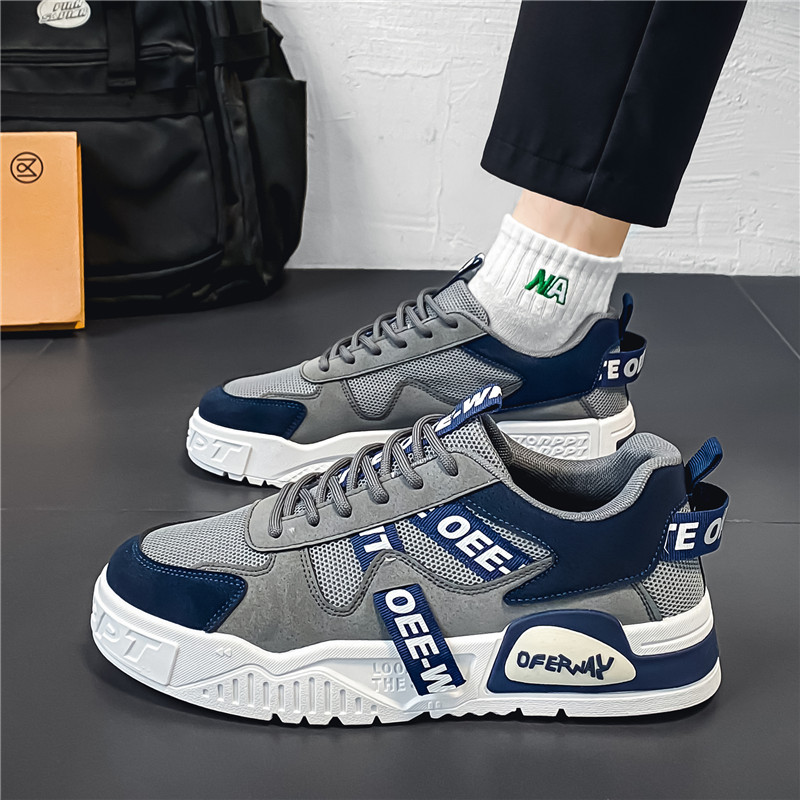 Zapatos de hombre 2024 verano nuevo nicho de suela gruesa zapatos de moda deportivos casuales zapatos de skate de moda para hombres