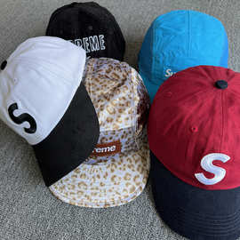 23SS Ventile Camp Cap联名防水棉鸭舌帽棒球帽拼色SUEDE VISOR S