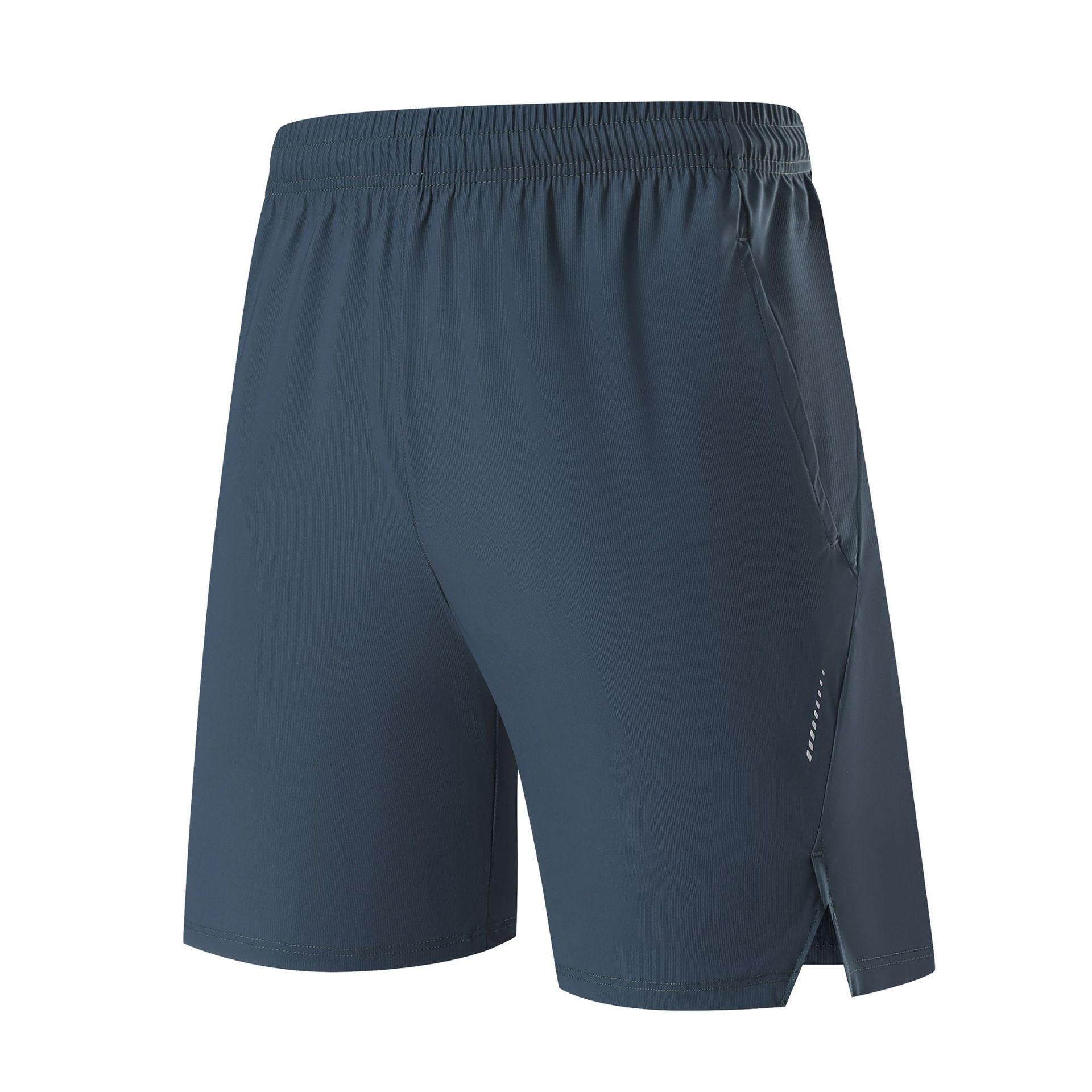 Pantalones cortos de secado rápido de deportes elásticos para hombres, pantalones deportivos especiales para correr de seda de hielo de verano, pantalones de cinco puntos de fitness casuales sueltos para hombres