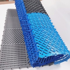 Thickened swimming pool hollow splicing and cutting floor mat bathroom hydrophobic bathroom anti-slip mat workshop factory anti-fall foot mat