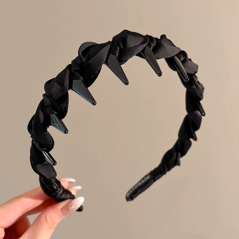 2#Black satin waves