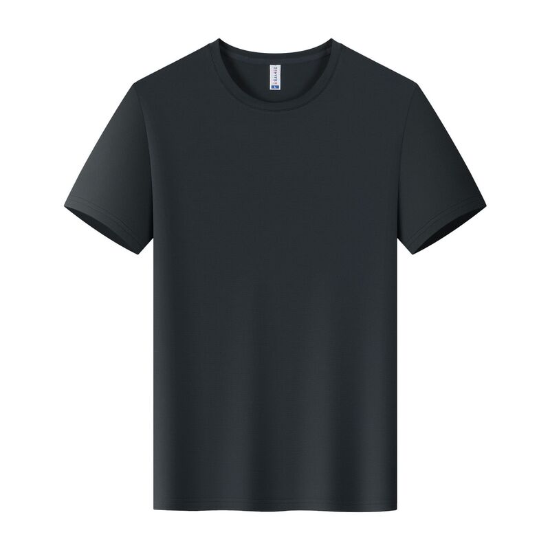冰丝速干t恤定制工作服印logo跑步健身衣企业圆领短袖文化广告衫|undefined
