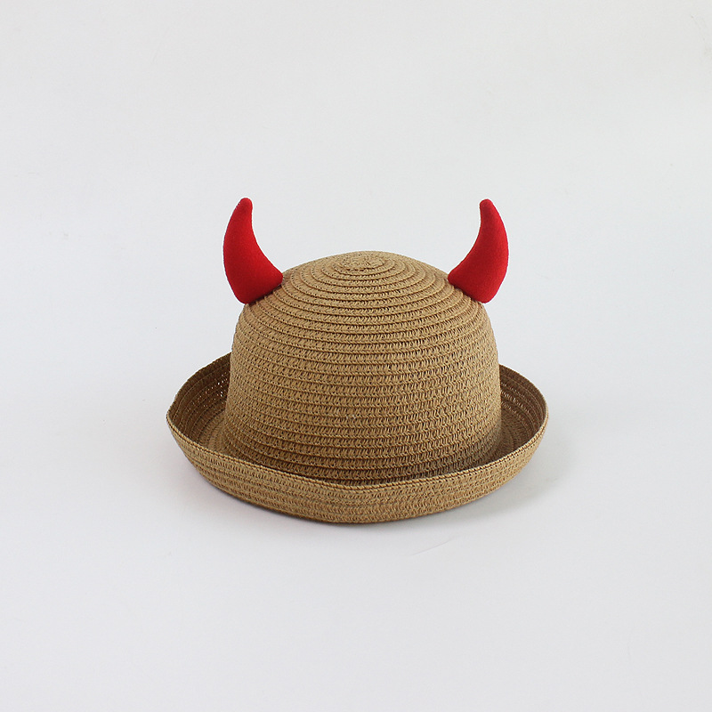 卷檐卡其色-红牛角