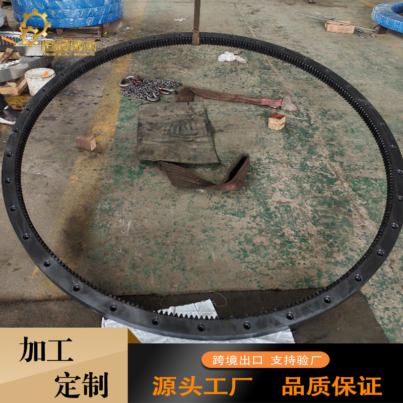 Luoyang Gear Ring Factory Processing Large Metallurgical Equipment Gears Processing Black Gear Ring According to the Chart Luoyang Gear Ring Factory Processing Large Metallurgical Equipment Gears Processing Black Gear Ring According to the Chart