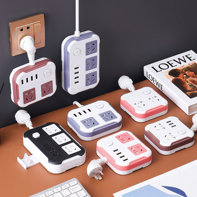Drop-resistant long-line socket multi-function usb jack wiring board converter plug board drag board plug board Drop-resistant long-line socket multi-function usb jack wiring board converter plug board drag board plug board
