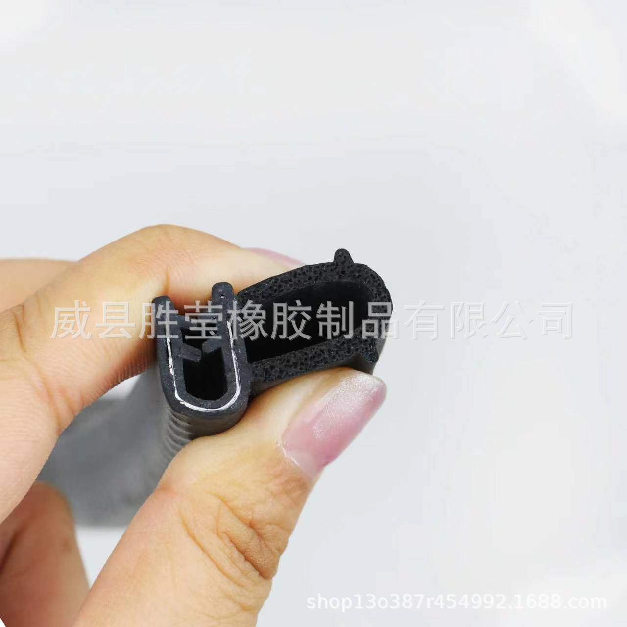Customized EPDM rubber sealing strip for cars, composite side foam car door, electrical box, cabinet, cassette-type sealant
