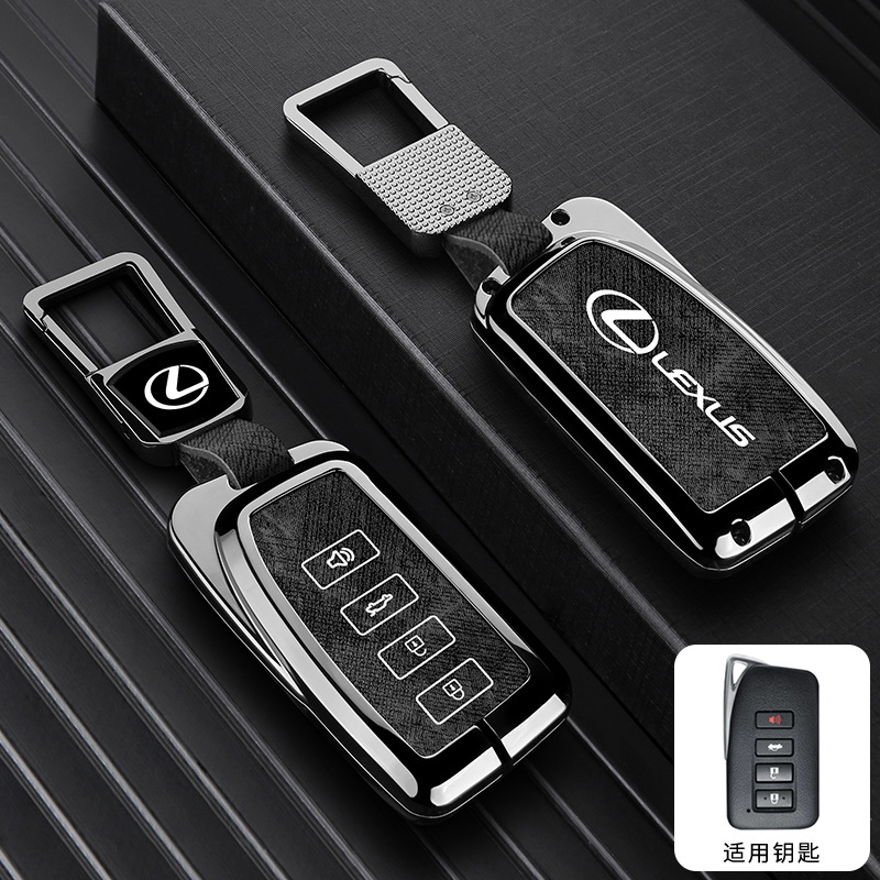 모델 B 4버튼 - 데님 패턴 [건쉘 블랙 가죽] + 사각 버클