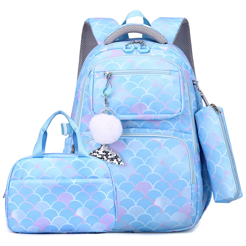 Conjunto de tres piezas azul