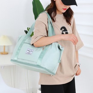 Travel Bag, Large-Capacity Extended Luggage Bag, Multi-Purpose Dry and Wet Separation Storage Bag, Water-Repellent Sports Fitness Bag