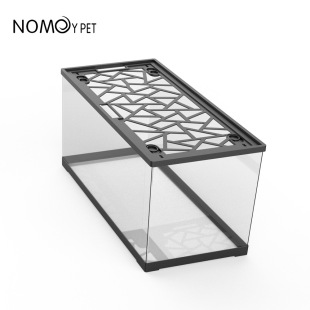 Turtle Tank Home Living Room Small Turtle Tank Small House Breeding Box with Terrace Special Tank for Raising Turtles Ecological Fish Tank