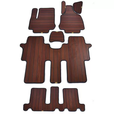 Special Black, Ayaqaltılar (Kovriklər) - ordinary-model-with-three-rows-of-floor-mats-walnut-color-and-free-carpet