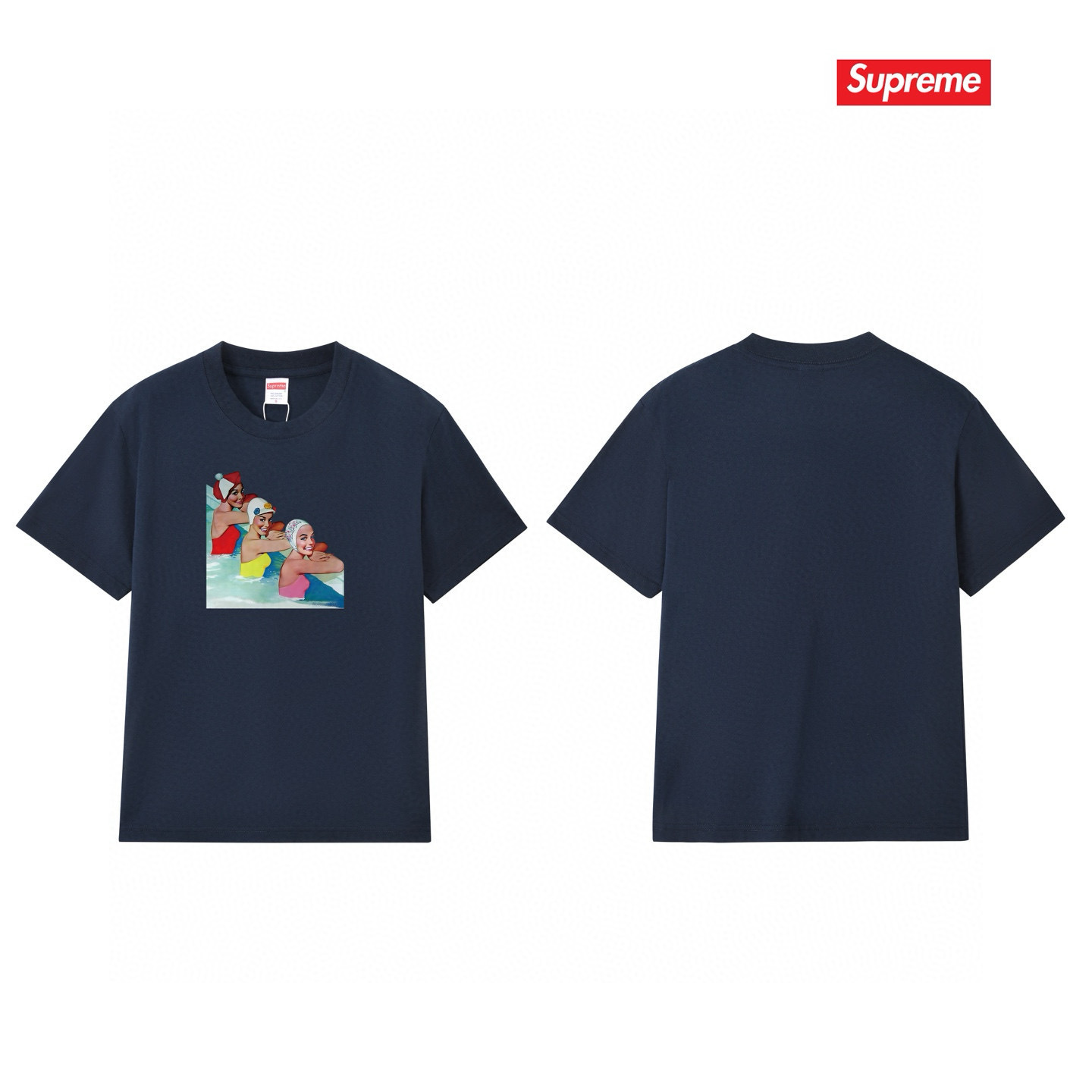 Supreme T-shirt Swimmers Navy
