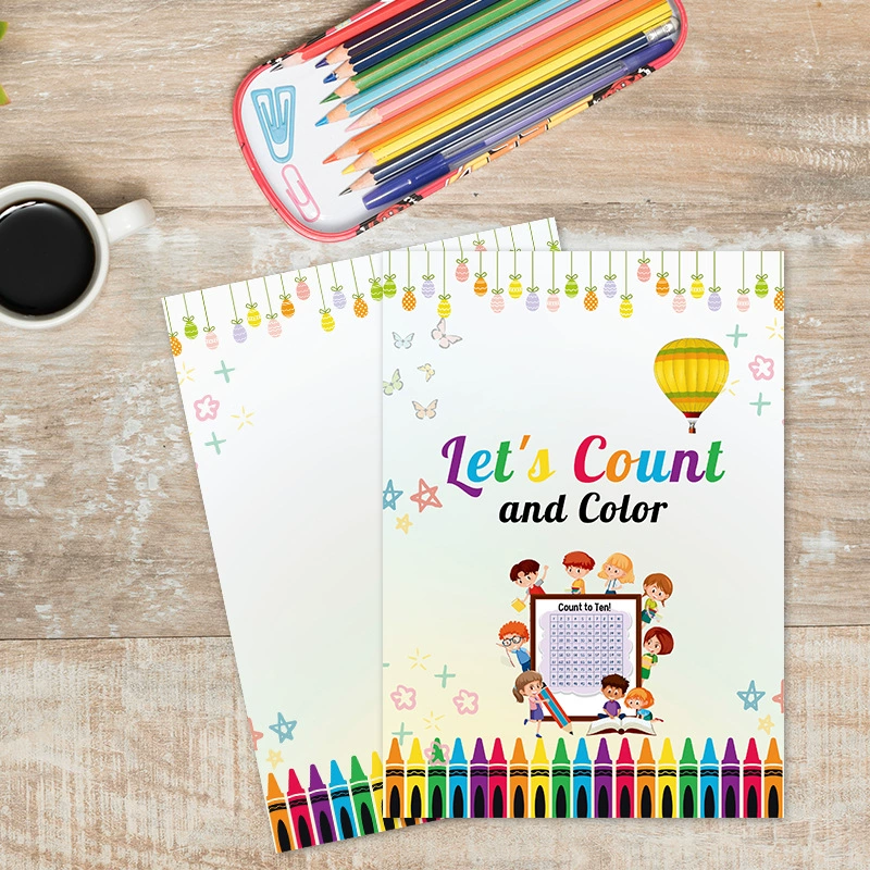Новый продукт кросс-бордер Let's Count and Color Count и раскраска preschool математика раскраска книга