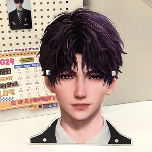 Xiaohongshu's Same Style Love and Deep Space Peripheral Glasses Frame Qin Che's Same Person Acrylic Ornament Glasses Storage Rack