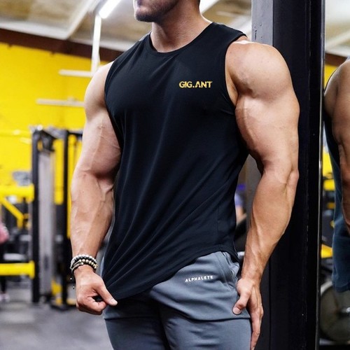 Summer fitness vest men's muscle tight Wukong clothes iron waistcoat I-shaped training clothes sports sleeveless T-shirt