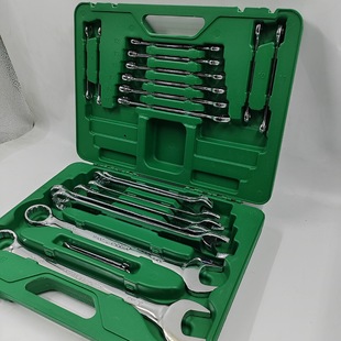 Wrench Tool Dual-purpose Wrench One Torx One Open 6-32 suit Boxed 20-piece Set Mei Kai Auto Repair