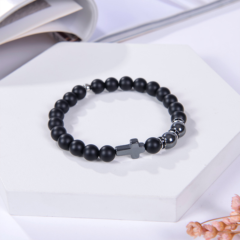 Estilo Simple Cruzar Piedra Natural Pulsera Al Por Mayor display picture 4