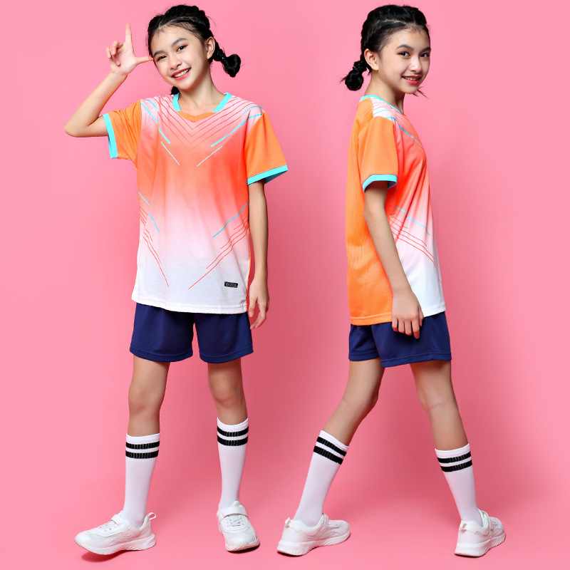 羽毛球定制校队训练服成人运动套装印号儿童乒乓球网球比赛服印制|undefined